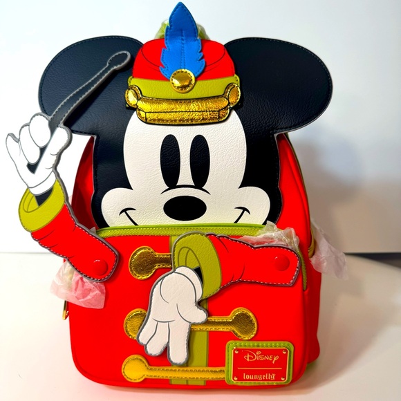 NWT. Disney Loungefly Mickey Mouse The Band Concert Disney100 Decades Backpack. - Picture 2 of 12